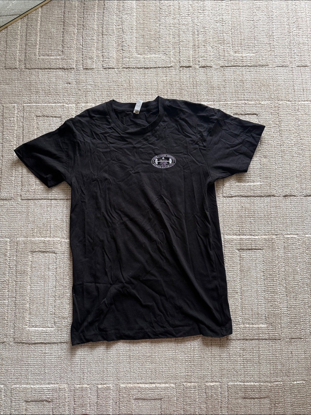 Black Men's Short-Sleeve Logo T-Shirt